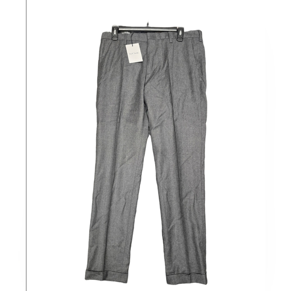 Paul Smith Slim-Fit Wool-Cashmere Flannel Trousers- 32
